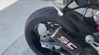 BMW S1000RR | SC Project CRT vs M4 exhaust sound