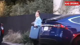 Olivia Wilde Moves Bags From Jason Sudeikis’ Home To Harry Styles’ Place | Footage