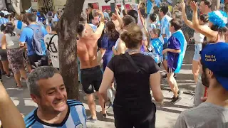 ARGENTINA CAMPEON MUNDIAL. FESTEJO MONUMENTO A LA BANDERA . ROSARIO