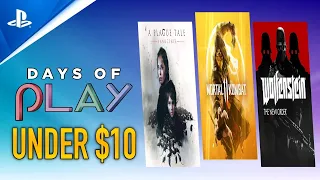 PSN DAYS OF PLAY SALE! Under $10 Deals - Cheap PS4 PS5 Games