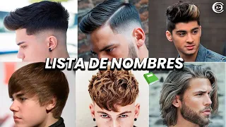 CÓMO SE LLAMAN LOS CORTES DE PELO? Lista con los nombres cortes y peinados de hombre.