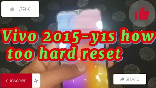 vivo 2015 how to hard reset | vivo y1s |