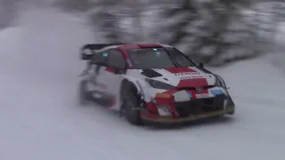 Kalle Rovanperä, Ep Lappi & T Katsuta winter test with Toyota GR Yaris rally1