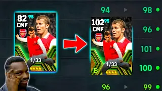 How To Train Free Epic Booster Wilshere in eFootball 2024 | Wilshere max level training in eFootball