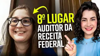 Veterinária aprovada em 8o lugar para Auditor Fiscal da Receita Federal