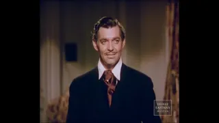 Test de cámara de Clark Gable para "Lo que el viento se llevo" (Gone with the Wind)