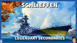 The Legendary Tier Secondary Monster in World of Warships Legends 4K