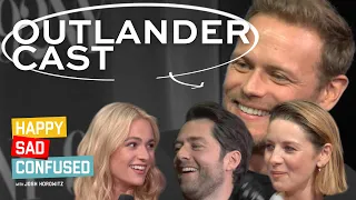 OUTLANDER's Caitriona Balfe, Sam Heughan, Sophie Skelton, & Richard Rankin talk season 7 & end!