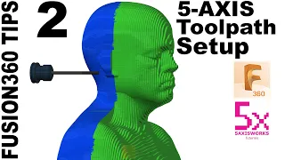 How to Create 5-axis indexical toolpaths using fusion 360 Part.2