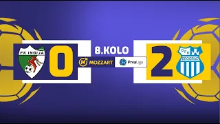 Mozzart Bet Prva liga Srbije 2023/24 - 8.Kolo: INĐIJA TOYO TIRES – OFK BEOGRAD 0:2 (0:2)