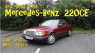 Real Road Test: Mercedes-Benz 220CE (W124) - Includes slow-mo wiper action!
