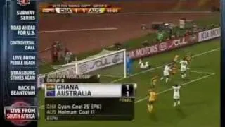 Ghana vs Australia Full Highlights World Cup 2010