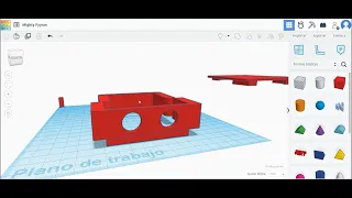 Como crear el chasis de un SUMOBOT en TINKERCAD | Video 2 de 4 | Tutorial para principiantes |