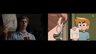 Scott Pilgrim Takes Off - Side by Side Scene Comparison