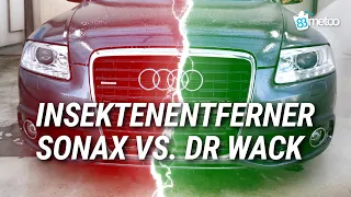 Harter Vergleich: Sonax Insektenentferner vs Dr Wack Insektenentferner Gel