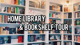 HOME LIBRARY AND BOOKSHELF TOUR