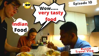 Russian people like Indian food || Russian trying Indian food