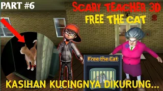 Misi Selamatkan Kucing Yang Dikurung Miss T | Scary Teacher 3D | Abisali TM