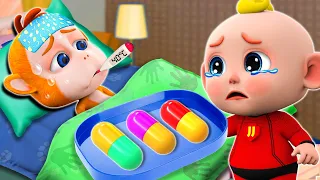 Police Takes Care of A Baby 👮💊 | Baby Police Song 🚨 | NEW ✨ Nursery Rhymes For Kids