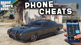 GTA 5 - PHONE CHEATS 2021 (Money, GirlFriend, Weapons)