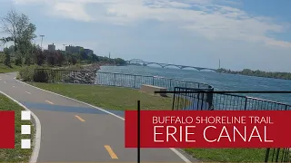 Biking the Erie Canal Trail:  Buffalo's Shoreline