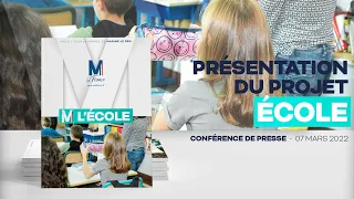 Marine Le Pen présente son projet pour l'école | M la France