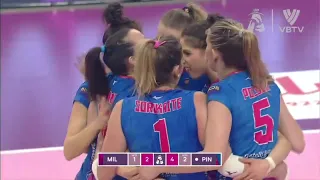 Pinerolo vs Milano | Highlights | 21^ Giornata Campionato 23/24 Serie A1 Volley Femminile