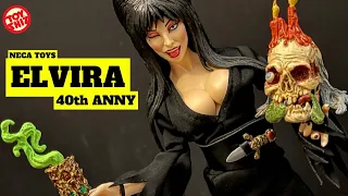 2022 ELVIRA Mistress of the Dark 40th Anniversary | 8in Retro Cloth | NECA Toys