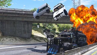 GTA 5 INVINCIBLE CERBERUS CRASHES - SUPER CINEMATIC PICTURE WITH SLOW MO ep.25