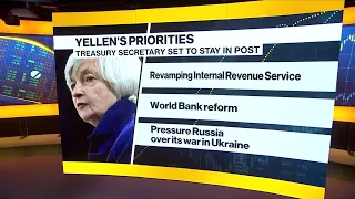 Yellen to Stay on at Biden’s Request