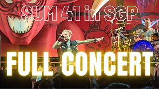 SUM 41 in Singapore FULL CONCERT: TOUR OF THE SETTING SUM (Mar 4th) [4K]