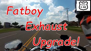 2023 Fat Boy Exhaust Upgrade Vance & Hines Big Radius