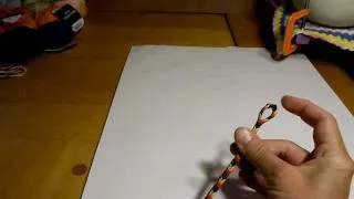 11-loop Square fingerloop braid, pt.1