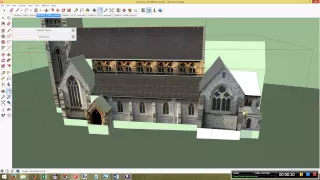 St Peter's church, Bournemouth - creation in Trimble SketchUp