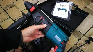 Unpacking / unboxing Rotary hammer XTline copy rotary hammer Bosch GBH 2-28