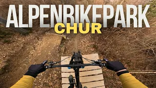 Erster Bikepark besuch im Jahr 2024 / Alpenbikepark Chur / Chur Flow / Vertigo