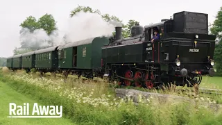 Nostalgische treinreis met stoomlocomotief door de natuur van Oostenrijk 🇦🇹🚂 - Rail Away 🚞