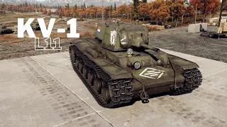 still feared by its armour, the KV-1 L11, war thunder gameplay