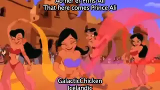 Aladdin Make way for Prince Ali Multilanguage