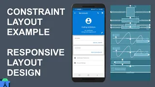 ConstraintLayout Example | Android Responsive Layout | Layout Design Using Constraint Layout