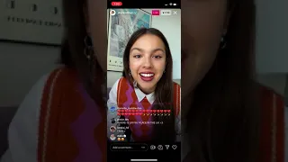 Olivia Rodrigo Instagram Live 06/30/21