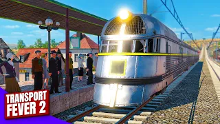 My FIRST Major Passenger Train Line in Transport Fever 2 (#7)