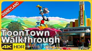 2023 Mickey's Toontown Tour at Disneyland Park  -  SUMMER Walkthrough [4K HDR POV] #vacation #travel