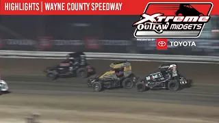 Xtreme Outlaw Midget Series | Wayne County Speedway | June 2nd, 2023 | HIGHLIGHTS