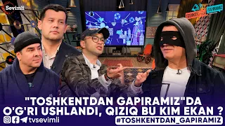 "TOSHKENTDAN GAPIRAMIZ"DA O'G'RI USHLANDI, QIZIQ BU KIM EKAN ? 😱