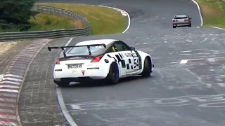 Highlights Nordschleife Touristenfahrten Slippery ACTION, many Drifts, nice Cars  Wet Track 19.7.15