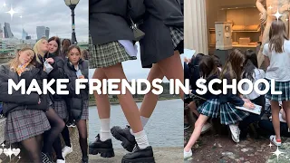 simple & easy social tips to make friends in school 🎀