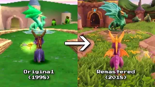 Graphics and Animations Comparison - Spyro 1 vs Reignited