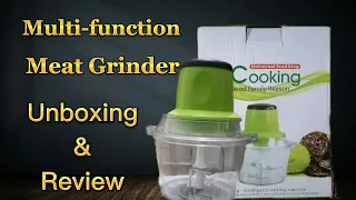 Multi-function Meat grinder Dish machine | Cooking | Unboxing | Review | Asma Rafiq