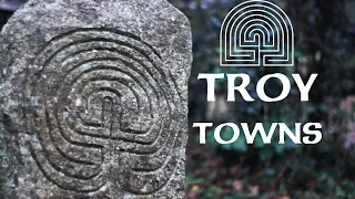 Labyrinth - What does the Troy town symbol mean?